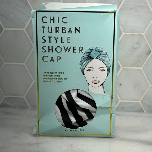 Louvelle turban shower cap clearance
